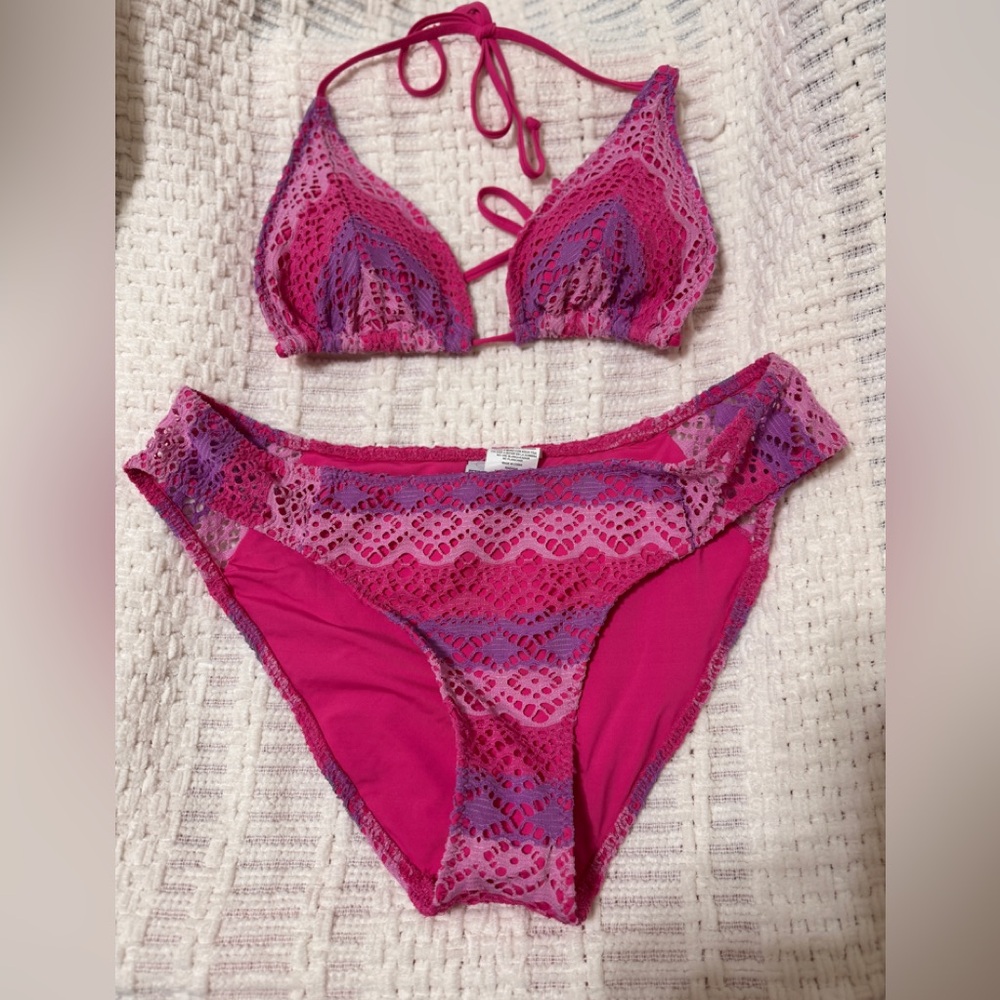Becca crotchet Bikini set